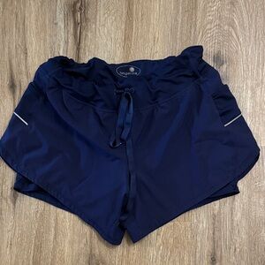Tangerine Women's Deep Blue Athletic Shorts